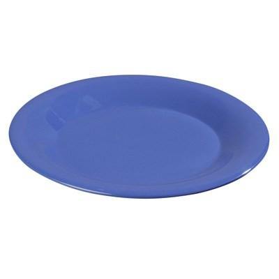 Carlisle 3301214 Sierrus 9" Ocean Blue Wide Rim Melamine Plate