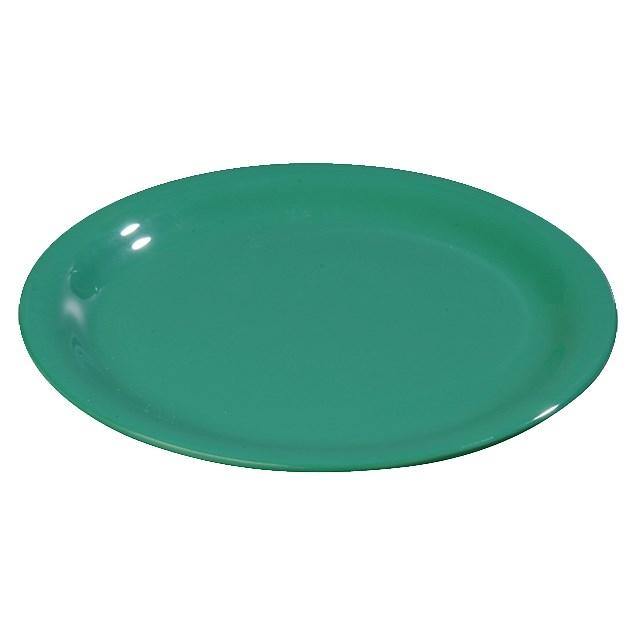 Carlisle 3301809 Sierrus 6-1/2" Meadow Green Wide Rim Melamine Pie Plate