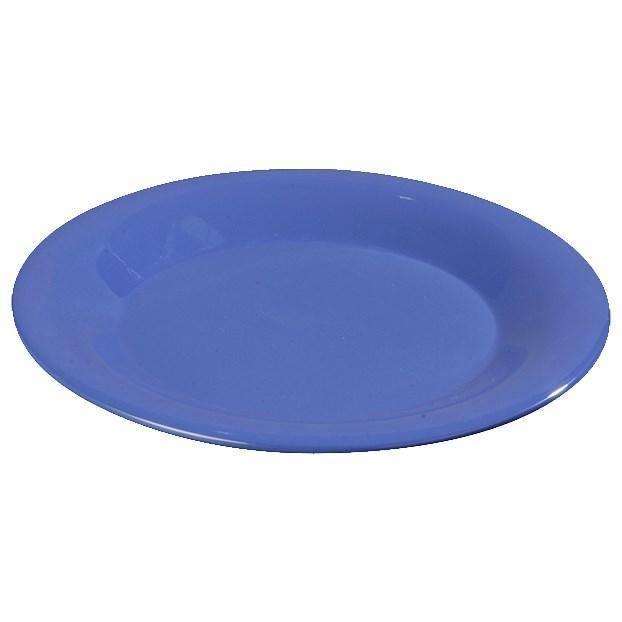 Carlisle 3302014 Sierrus 5-1/2" Ocean Blue Wide Rim Melamine Bread And Butter Plate