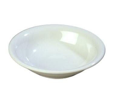 Carlisle 3303202 Sierrus 16 Oz., 7-1/2" White Rimmed Melamine Bowl