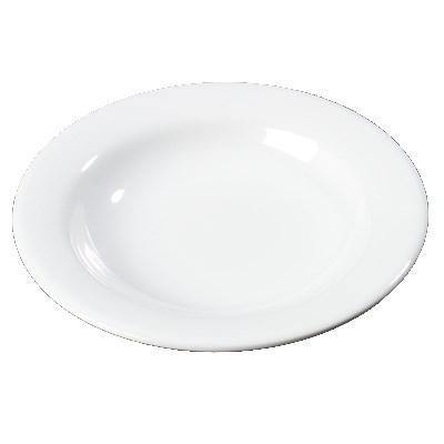 Carlisle 3303402 Sierrus™ Pasta/Soup/Salad Bowl - 9.25"Dia., White, Melamine