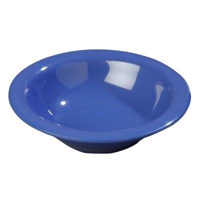 Carlisle 3303614 Sierrus 12 Oz., 7-1/4" Ocean Blue Rimmed Melamine Bowl