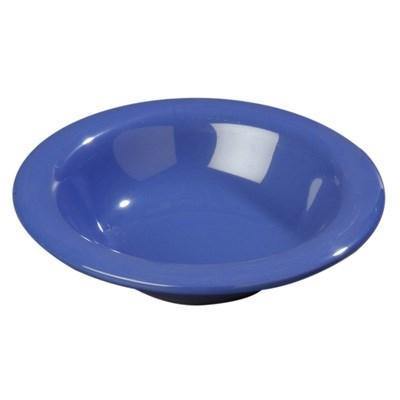 Carlisle 3304014 Sierrus 6" Ocean Blue Rimmed Melamine Bowl