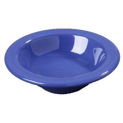 Carlisle 3304214 Sierrus 4.5 Oz., 4-3/4" Ocean Blue Rimmed Melamine Fruit Bowl