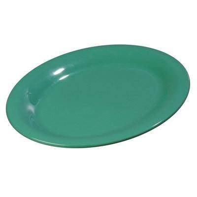 Carlisle 3308209 Sierrus 12" X 9" Meadow Green Oval Melamine Platter