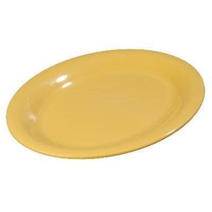 Carlisle 3308222 Sierrus 12" X 9" Honey Yellow Oval Melamine Platter