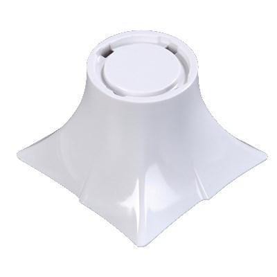 Carlisle 3330202 Rave Displayware 4" White Melamine Pedestal
