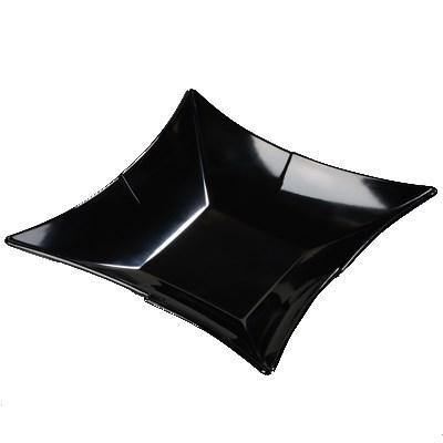 Carlisle 3331603 Rave Displayware 2 Qt., 13" Starburst Melamine Serving Bowl, Black