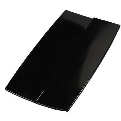 Carlisle 3332203 Rave Displayware 16" X 7-7/8" Black Rectangular Melamine Platter