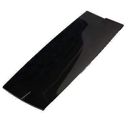 Carlisle 3332403 Rave Displayware 23" X 7-7/8" Black Rectangular Melamine Platter