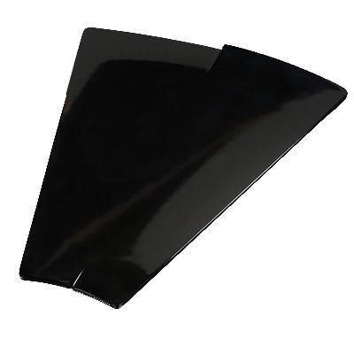 Carlisle 3332603 Rave Displayware Melamine Platter - 15-3/8" X 12", Black