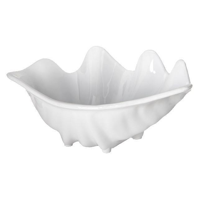 Carlisle 33902 12 Oz Buffet Clam Shell - 8-7/8 X 5-1/2" White
