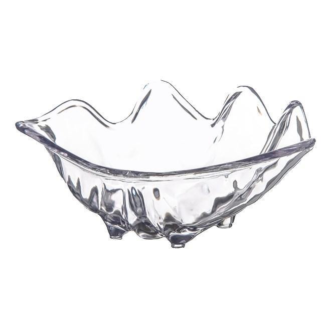 Carlisle 33907 12 Oz Buffet Clam Shell - 8-7/8 X 5-1/2" Clear
