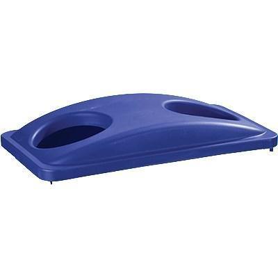 Carlisle 342027REC14 Trimline Blue Recycling Bin Bottle/Can Lid