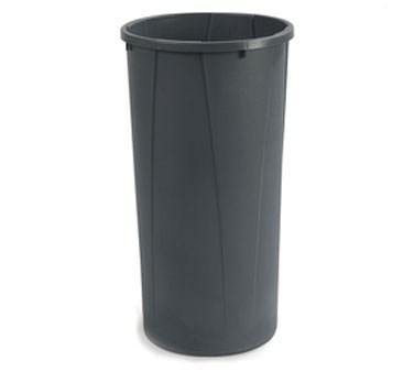 Carlisle 34312223 Centurian 22 Gallon Gray Round Tall Trash Can