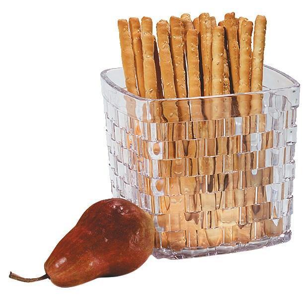 Carlisle 35607 6-1/2" Square Basket Server - Clear