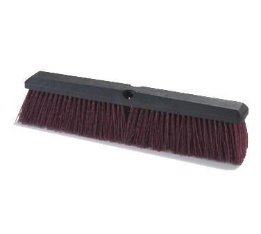 Carlisle 3620721800 18" Floor Sweep Head - 18" Foam Block, Polypropylene, Maroon