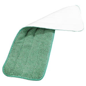 Carlisle 363321809 18" Wet/Dry Mop Pad - Looped End Microfiber, Green