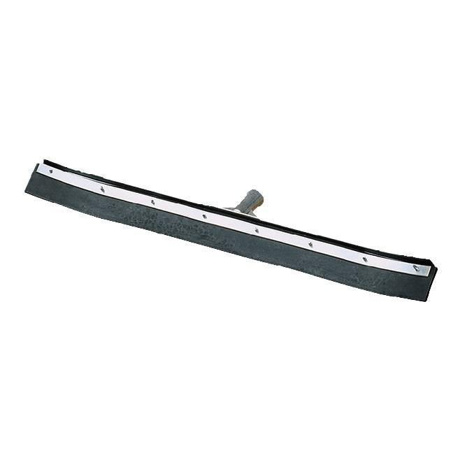 Carlisle 36336C00 36" Floor Squeegee Head - Single Rubber Blade, Threaded, Metal Frame