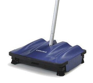 Carlisle 3639914 9" Multi-Surface Duo-Sweeper - Low Profile, 42" Handle, Blue