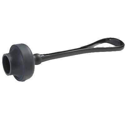 Carlisle 3643903 22" Power Plunger - Rubber Handle, Black