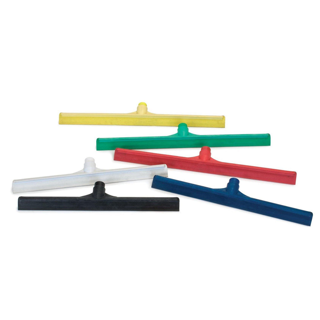 Carlisle 3656801 Sparta 24" Brown Single Blade Rubber Squeegee with Plastic Frame