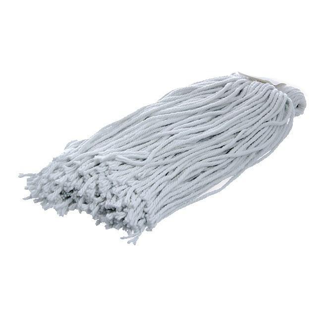 Carlisle 369024R00 Screw Top Mop Head - #24, 4 Ply, Cut End, Rayon Yarn