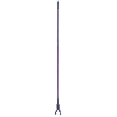Carlisle 36947568 60" Purple Fiberglass Jaw Style Mop Handle with Plastic Head
