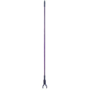 Carlisle 36947568 60" Purple Fiberglass Jaw Style Mop Handle with Plastic Head