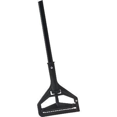 Carlisle 3696800 60" Quick-Change Mop Handle - Plastic Head, Vinyl Coated Metal