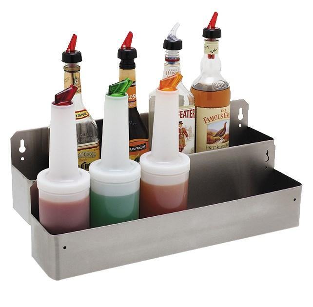Carlisle 38322BH Speed Rail - 22 x4-1/8 x 6" (5) 1 Ltr Bottle Capacity, Stainless
