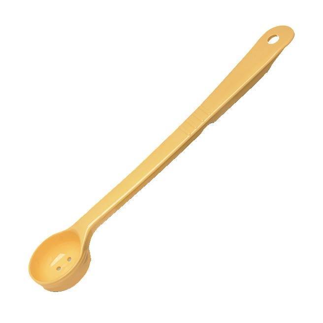 Carlisle 395704 Measure Misers 1 Oz. Yellow Long Handle Portion Spoon