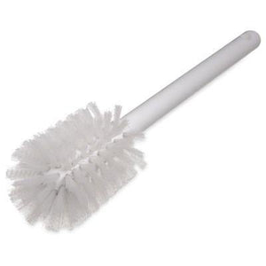 Carlisle 40000C02 12" Bottle Brush with Soft Polyester Bristles, White