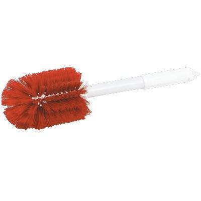 Carlisle 4000205 16" Oval Multi Purpose Valve/Fitting Brush - Poly/Plastic, Red