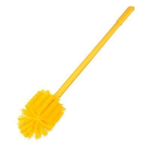 Carlisle 40008C04 Sparta 5 In. Yellow Multi-Purpose Valve and Fitting Brush with 30"L Handle