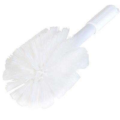 Carlisle 4001002 30" Round Multi Purpose Valve/Fitting Brush - Poly, White