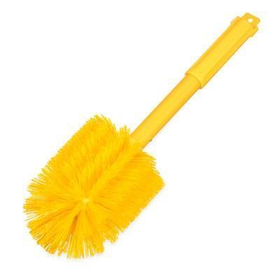 Carlisle 40010C04 16" Sparta Multi-Purpose Brush with Polyester Bristles - Plastic, Yellow