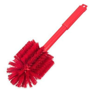 Carlisle 40010C05 16" Sparta Multi-Purpose Brush with Polyester Bristles - Plastic, Red