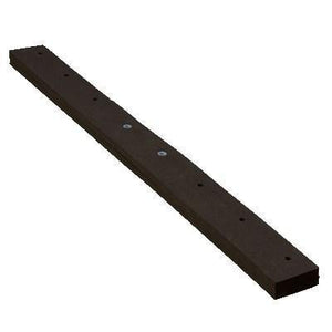 Carlisle 4010800 24" Floor Squeegee Refill - Flexible, Neoprene Rubber