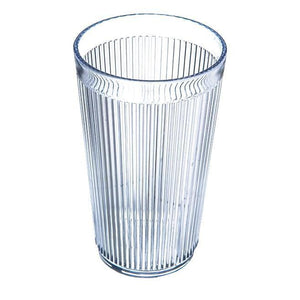 Carlisle 401207 12 Oz. Clear Crystalon Stack-All Plastic Tumbler