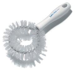 Carlisle 4016402 9-1/2" Circular Vegetable Brush - Poly, White