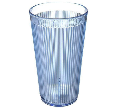 Carlisle 401654 16 Oz. Blue Crystalon Stack-All Plastic Tumbler