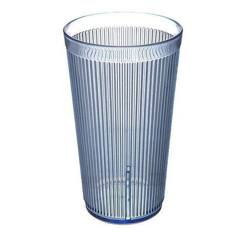 Carlisle 402054 20 Oz. Blue Crystalon Stack-All Plastic Tumbler