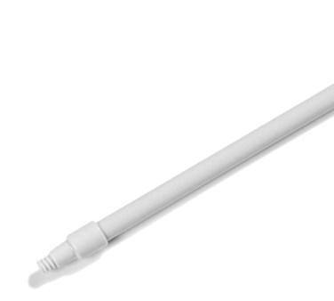 Carlisle 4022702 60" Handle - Threaded, Foam-Filled Fiberglass, White