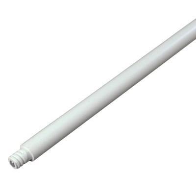 Carlisle 4023200 60" Handle - Threaded, Reinforced Tip, Plastic, White