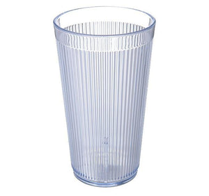 Carlisle 403414 16 Oz. Rimglow Ocean Blue Crystalon Polycarbonate Tumbler