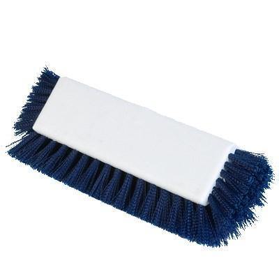 Carlisle 4042214 10" Dual Surface Floor Scrub Brush Head - Poly/Plastic, Blue