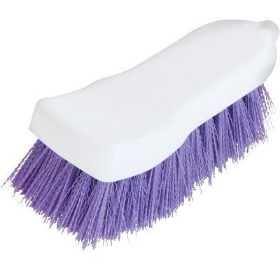 Carlisle 4052189 Cutting Board Brush - 6 X 2-1/2" Purple
