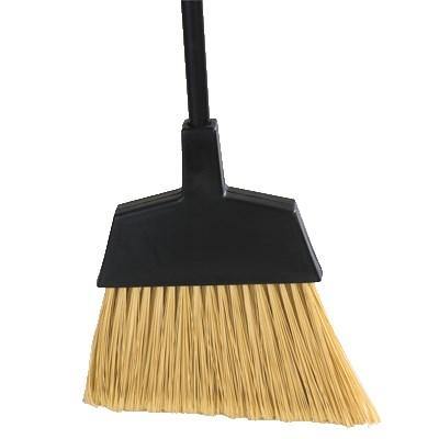 Carlisle 4065000 48"L Lobby Broom with Angle Bristles & Black Handle