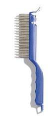 Carlisle 4067200 11-1/2" Scratch Brush - End-Scraper, Stainless Steel/Plastic